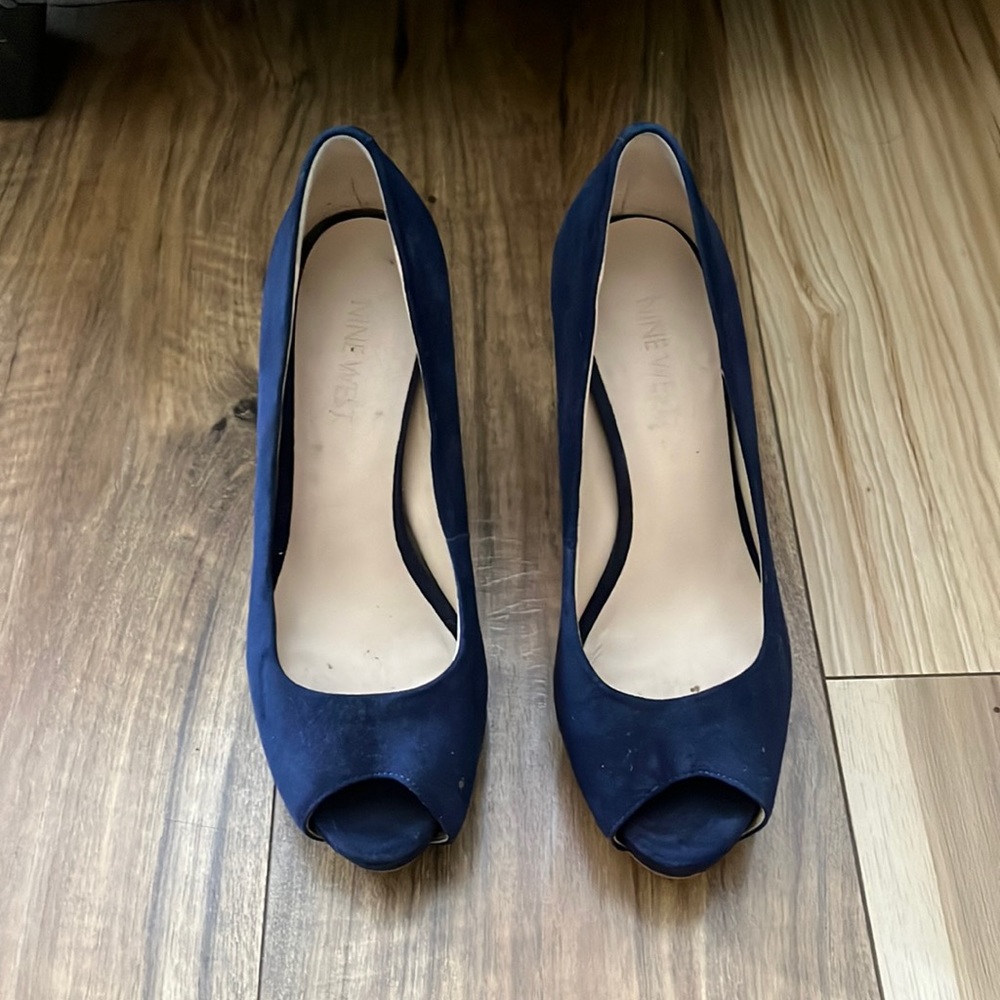 Blue Nine West Size 5